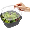image:imageBentgo Prep Food Storage Bowls with Lids 10 Pack PFAS amp BPAFree  1 Compartment Stackable Portion Control Microwave Freezer amp DishwasherSafe Reusable ChampagneGraphite