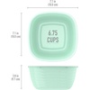 image:imageBentgo Prep Food Storage Bowls with Lids 10 Pack PFAS amp BPAFree  1 Compartment Stackable Portion Control Microwave Freezer amp DishwasherSafe Reusable ChampagneSage Leaf Glitter
