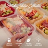 image:imageBentgo Prep Meal Prep Kit 1 2 amp 3Compartment Containers 60 Piece Set  Portion Control Stackable Microwave Freezer amp DishwasherSafe Reusable PFAS amp BPAFree Floral PastelsHoliday Glitter Collection