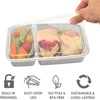 image:imageBentgo Prep Meal Prep Kit 1 2 amp 3Compartment Containers 60 Piece Set  Portion Control Stackable Microwave Freezer amp DishwasherSafe Reusable PFAS amp BPAFree Floral PastelsWhite Stone