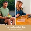 image:imageBentgo Prep Meal Prep Kit 1 2 amp 3Compartment Containers 60 Piece Set  Portion Control Stackable Microwave Freezer amp DishwasherSafe Reusable PFAS amp BPAFree Floral PastelsGleam Metallics