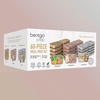 image:imageBentgo Prep Meal Prep Kit 1 2 amp 3Compartment Containers 60 Piece Set  Portion Control Stackable Microwave Freezer amp DishwasherSafe Reusable PFAS amp BPAFree Floral PastelsGleam Metallics
