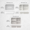 image:imageBentgo Prep Meal Prep Kit 1 2 amp 3Compartment Containers 60 Piece Set  Portion Control Stackable Microwave Freezer amp DishwasherSafe Reusable PFAS amp BPAFree Floral PastelsWhite Stone