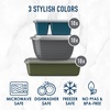 image:imageBentgo Prep Variety Kit 60 Piece Reusable Trays Bowls amp Snack Boxes  Portion Control Stackable CustomFit Lids Microwave Freezer amp DishwasherSafe PFAS amp BPAFree Floral PastelsRich Shades