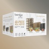 image:imageBentgo Prep Variety Kit 60 Piece Reusable Trays Bowls amp Snack Boxes  Portion Control Stackable CustomFit Lids Microwave Freezer amp DishwasherSafe PFAS amp BPAFree Floral PastelsGleam Metallics