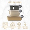image:imageBentgo Prep Variety Kit 60 Piece Reusable Trays Bowls amp Snack Boxes  Portion Control Stackable CustomFit Lids Microwave Freezer amp DishwasherSafe PFAS amp BPAFree Floral PastelsGleam Metallics