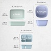 image:imageBentgo Prep Variety Kit 60 Piece Reusable Trays Bowls amp Snack Boxes  Portion Control Stackable CustomFit Lids Microwave Freezer amp DishwasherSafe PFAS amp BPAFree Floral PastelsFloral Pastels