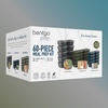 image:imageBentgo Prep Variety Kit 60 Piece Reusable Trays Bowls amp Snack Boxes  Portion Control Stackable CustomFit Lids Microwave Freezer amp DishwasherSafe PFAS amp BPAFree Floral PastelsRich Shades