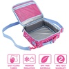 image:imageBentgo Prints Insulated Lunch Bag Set With Kids BentoStyle Lunch Box Rainbows and Butterflies
