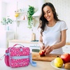 image:imageBentgo Prints Insulated Lunch Bag Set With Kids BentoStyle Lunch Box Rainbows and Butterflies
