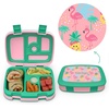 image:imageBentgo Prints Insulated Lunch Bag Set With Kids BentoStyle Lunch Box and 4 Reusable Ice Packs Tropical