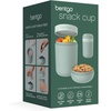 image:imageBentgo Snack Cup LeakProof Snack Container with Toppings Compartment  DualSealing Lid Airtight MicrowaveSafe Base Freezer amp TopRack DishwasherSafe OrchidMint Green