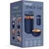 image:imageBentgo Snack Cup LeakProof Snack Container with Toppings Compartment  DualSealing Lid Airtight MicrowaveSafe Base Freezer amp TopRack DishwasherSafe OrchidNavy