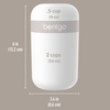 image:imageBentgo Snack Cup LeakProof Snack Container with Toppings Compartment  DualSealing Lid Airtight MicrowaveSafe Base Freezer amp TopRack DishwasherSafe OrchidWhite