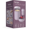 image:imageBentgo Snack Cup LeakProof Snack Container with Toppings Compartment  DualSealing Lid Airtight MicrowaveSafe Base Freezer amp TopRack DishwasherSafe OrchidOrchid