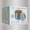 image:imageBentgo Stainless Steel Insulated Food Container LeakProof 19 fl oz  TripleLayer Insulation Vacuum Seal BuiltIn Handle Wide Opening Hot amp Cold Foods Stainless Steel SilverAqua