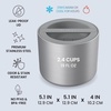 image:imageBentgo Stainless Steel Insulated Food Container LeakProof 19 fl oz  TripleLayer Insulation Vacuum Seal BuiltIn Handle Wide Opening Hot amp Cold Foods Stainless Steel SilverStainless Steel Silver