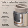 image:imageBentgo Stainless Steel Insulated Food Container LeakProof 19 fl oz  TripleLayer Insulation Vacuum Seal BuiltIn Handle Wide Opening Hot amp Cold Foods Stainless Steel SilverGold