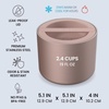 image:imageBentgo Stainless Steel Insulated Food Container LeakProof 19 fl oz  TripleLayer Insulation Vacuum Seal BuiltIn Handle Wide Opening Hot amp Cold Foods Stainless Steel SilverRose Gold