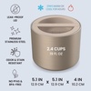 image:imageBentgo Stainless Steel Insulated Food Container LeakProof 19 fl oz  TripleLayer Insulation Vacuum Seal BuiltIn Handle Wide Opening Hot amp Cold Foods Stainless Steel SilverGold