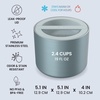image:imageBentgo Stainless Steel Insulated Food Container LeakProof 19 fl oz  TripleLayer Insulation Vacuum Seal BuiltIn Handle Wide Opening Hot amp Cold Foods Stainless Steel SilverAqua