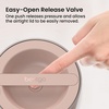 image:imageBentgo Stainless Steel Insulated Food Container LeakProof 19 fl oz  TripleLayer Insulation Vacuum Seal BuiltIn Handle Wide Opening Hot amp Cold Foods Stainless Steel SilverRose Gold