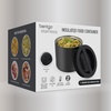 image:imageBentgo Stainless Steel Insulated Food Container LeakProof 19 fl oz  TripleLayer Insulation Vacuum Seal BuiltIn Handle Wide Opening Hot amp Cold Foods Stainless Steel SilverCarbon Black