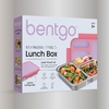 image:imageBentgo Stainless Steel Lunch Box LeakProof 3 Compartments 43 Cups  188 Stainless Steel Tray EasyOpen Clips PFAS amp BPAFree TopRack Dishwasher Safe Ages 3 Gray LeafLilac