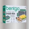 image:imageBentgo Stainless Steel Snack Box LeakProof 2 Compartments 2Cup CapacityGray Leaf