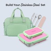 image:imageBentgo Stainless Steel Snack Box LeakProof 2 Compartments 2Cup CapacityStrawberry