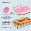 image:imageBentgo Stainless Steel Snack Box LeakProof 2 Compartments 2Cup CapacityStrawberry