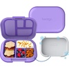 image:imageBentgo Chill Kids 4Compartment Bento Box Leakproof Lunch Box  BuiltIn Ice Pack 33 Cup Capacity BPAFree Microwave amp Dishwasher Safe Tray Ideal for Ages 37 RedRoyalPurple