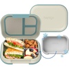 image:imageBentgo Chill Max LeakProof XL BentoStyle 3 or 4 Compartment Lunch Box  Included Ice Pack Keeps Food Cold 5Cup Capacity for Adults amp Ages 8 BPAFree Dishwasher Safe Fog amp Deep TealBone  Glacier Blue