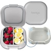 image:imageBentgo Chill Mini LeakProof 3 or 4 Compartment Lunch Box  BuiltIn Ice Pack Keeps Food Cold 27Cup Capacity for Snacks or Sandwich PFAS amp BPAFree Adults amp Kids 3 Lilac MistCrisp Grays