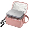 image:imageBentgo Heat Electric Lunch Bag amp Heated Lunch Box for Work amp Travel  ThermalInsulated Lunch Bag Nonstick Warming Plate Car amp Wall Power Cords Shoulder Strap White MarbleBlush