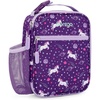 image:imageBentgo Kids Insulated WaterResistant Reusable Lunch Tote  Lightweight amp Durable Lunch Bag with Water Bottle Holder amp Mesh Pocket Fits Lunch Box amp Water Bottle For Ages 3 DinosaurUnicorn