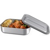 image:imageBentgo MicroSteel LeakProof Bento Lunch Box Microwave amp OvenSafe  5Cup Capacity Removable Divider Airtight Lid BPA amp PFASFree TopRack DishwasherSafe AquaStainless Steel