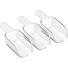 image:imageBentgo Pantry 3Piece AllPurpose Scoop Set 12 Cup BPAFree Clear  Lightweight Portion Control Dishwasher Safe Fits Pantry Containers Ideal for Flour Sugar Coffee amp Candy Clear3Piece Set Scoop Accessories  Clear