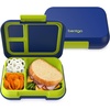 image:imageBentgo Pop LeakProof 34 Compartment BentoStyle Lunch Box  For Kids Ages 8 amp Teens 5Cup Capacity Removable Divider Microwave amp Dishwasher Safe BPAFree Bright CoralTealNavy BlueChartreuse