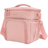 image:imageBentgo Prep Deluxe Insulated Meal Prep Lunch Bag for Adults Holds 5 Meals  Keeps Food Hot or Cold Up to 8 Hours WaterResistant Dual Compartments BlushBlush