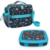 image:imageBentgo Prints Insulated Lunch Bag Set With Kids BentoStyle Lunch Box Dinosaur