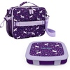 image:imageBentgo Prints Insulated Lunch Bag Set With Kids BentoStyle Lunch Box Unicorn