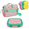 image:imageBentgo Prints Insulated Lunch Bag Set With Kids BentoStyle Lunch Box and 4 Reusable Ice Packs Tropical