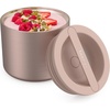 image:imageBentgo Stainless Steel Insulated Food Container LeakProof 19 fl oz  TripleLayer Insulation Vacuum Seal BuiltIn Handle Wide Opening Hot amp Cold Foods Stainless Steel SilverRose Gold