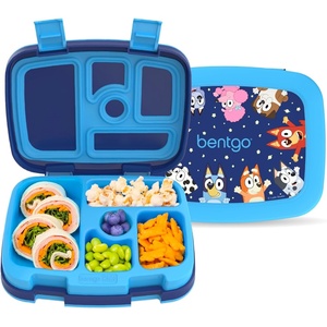 image:imageBentgo  BLUEY Kids LeakProof 5Compartment BentoStyle Kids Lunch Box  Ideal Portion Sizes for Ages 37 Durable DropProof Dishwasher Safe PFAS amp BPAFree Materials Hearts amp CraftsBlueys Universe