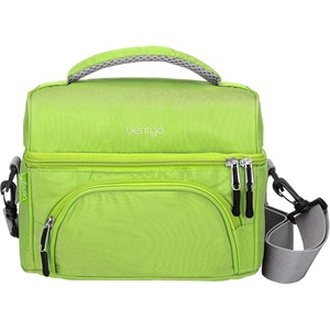 image:imageBentgo Deluxe Insulated Lunch Bag with Adjustable Strap amp Outer Pocket  Fits Most Bentgo Lunch Boxes Internal Mesh Pocket Safe amp Durable Materials SlateGreen
