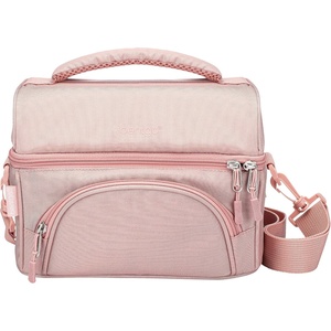 image:imageBentgo Deluxe Insulated Lunch Bag with Adjustable Strap amp Outer Pocket  Fits Most Bentgo Lunch Boxes Internal Mesh Pocket Safe amp Durable Materials SlateBlush