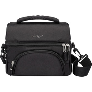 image:imageBentgo Deluxe Insulated Lunch Bag with Adjustable Strap amp Outer Pocket  Fits Most Bentgo Lunch Boxes Internal Mesh Pocket Safe amp Durable Materials SlateCarbon Black