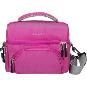image:imageBentgo Deluxe Insulated Lunch Bag with Adjustable Strap amp Outer Pocket  Fits Most Bentgo Lunch Boxes Internal Mesh Pocket Safe amp Durable Materials SlatePurple