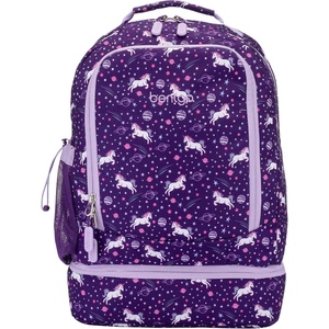 image:imageBentgo Kids 2in1 Backpack amp Insulated Lunch Bag with Padded Straps  16 Kids School Backpack for Travel amp Sleepovers WaterResistant Large Compartments amp Water Bottle Pocket Blue SpeckleUnicorn